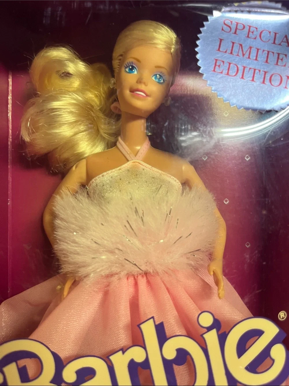 1987 Mattel Party Pink Barbie (#4629) NRFB